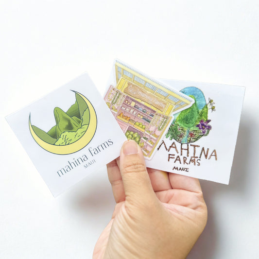 Mahina Farms Rebuild Maui Vinyl Sticker Pack (3-Pack)