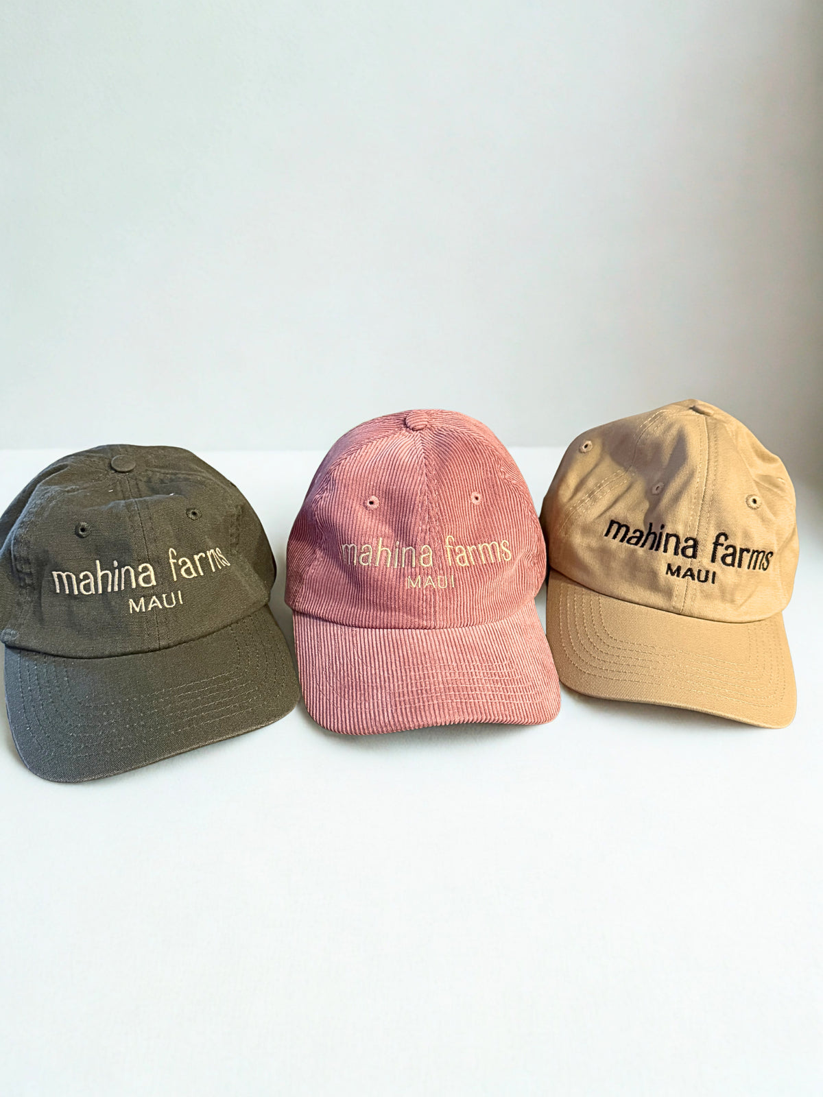 Mahina Farms Maui Embroidered Dad Hat