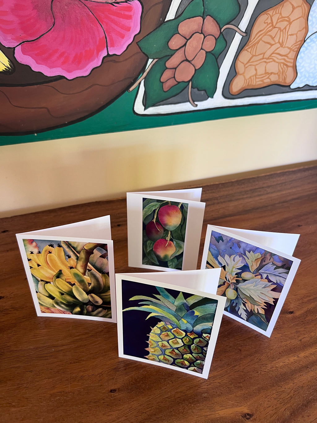 Fruit of Hawaii Botanical Watercolor Greeting Card Set