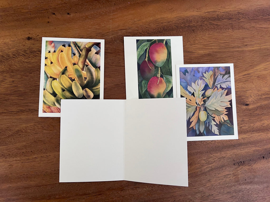 Fruit of Hawaii Botanical Watercolor Greeting Card Set