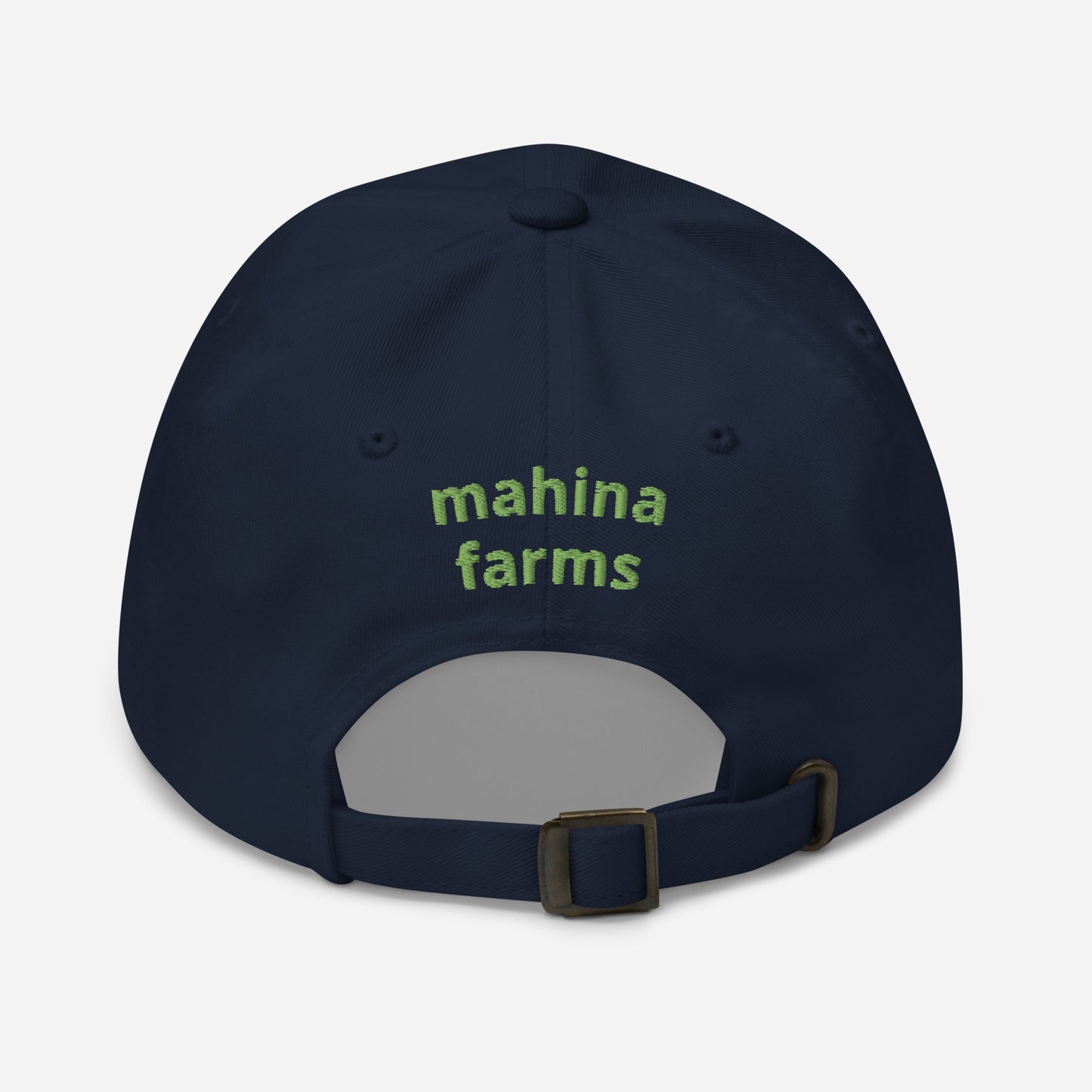 Embroidered Mahina Farms Logo Dad hat
