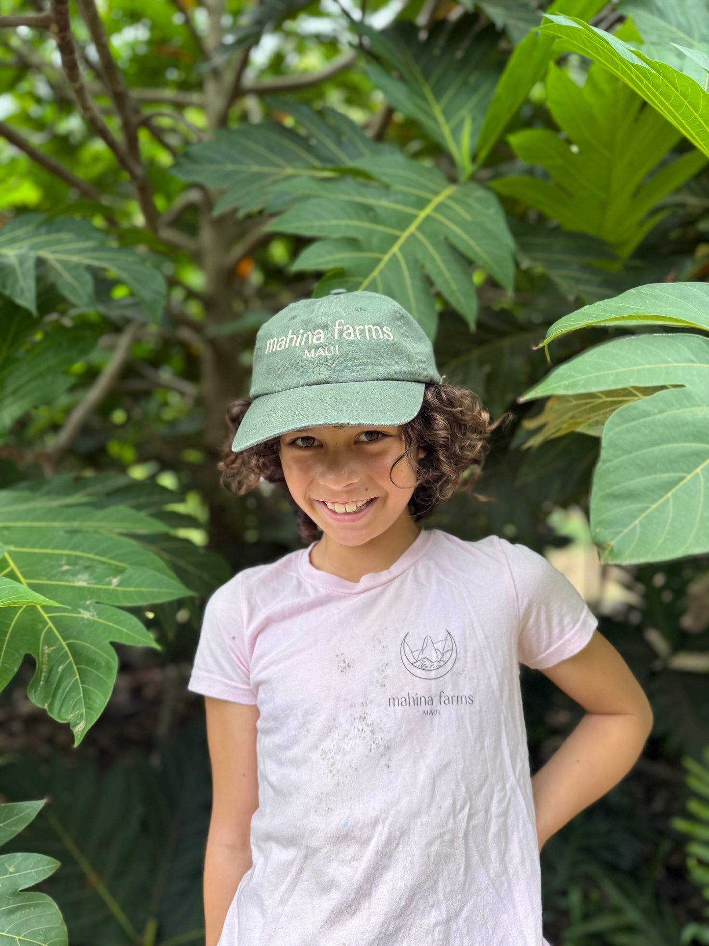 Mahina Farms Maui Embroidered Dad Hat